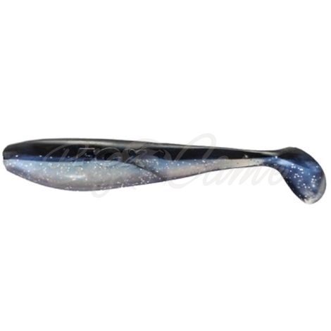 Виброхвост FOX RAGE Zander Pro Shad 4" 10 см цв. Black n Snow фото 1