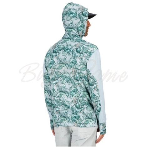 Рубашка SIMMS Intruder Fishing Hoody цвет Slamdown Steel Blue фото 2