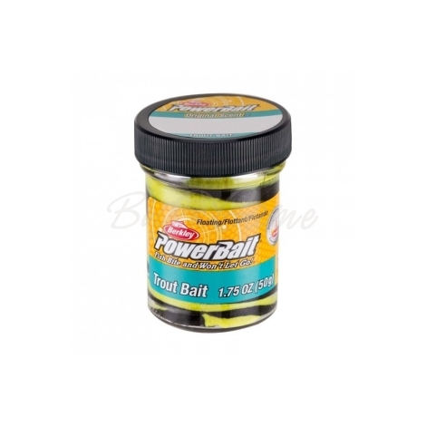 Паста форелевая BERKLEY PowerBait Natural Scent Glitter Trout Bait Swirls цв. Блестящий шмель фото 1