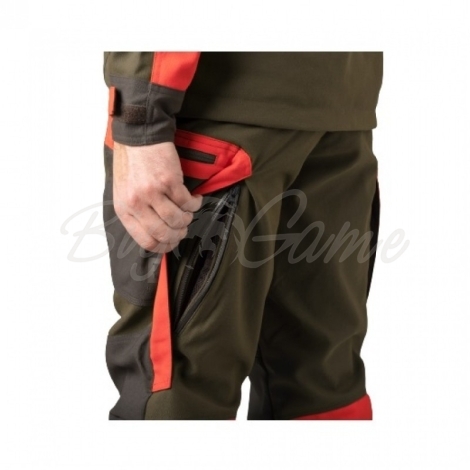 Брюки HARKILA Pro Hunter Dog Keeper GTX Trousers цвет Willow green / Orange фото 3