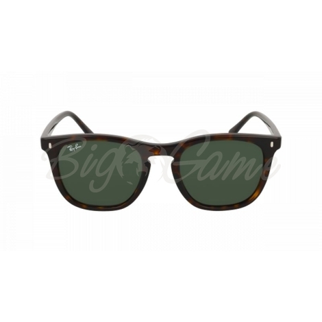 Очки солнцезащитные RAY-BAN RB2210 цв. Коричневый цв. ст. Зеленый фото 2