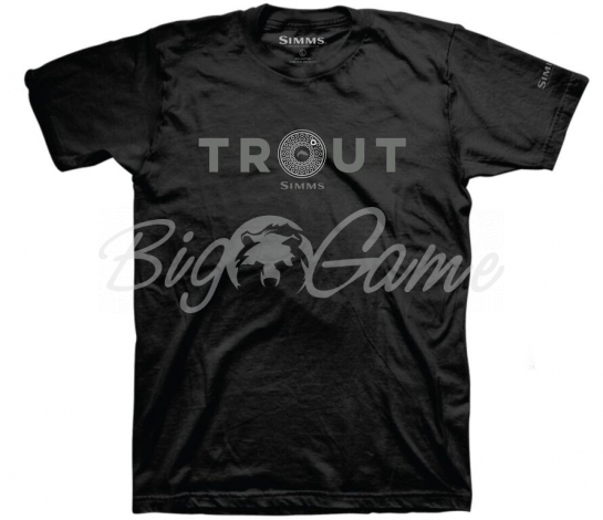 Футболка SIMMS Reel Trout T-Shirt цвет Black фото 1
