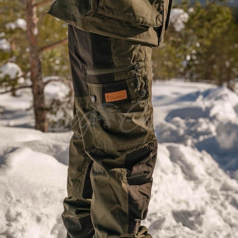 Брюки PINEWOOD Kid Lappland Extreme 2.0 Trousers цвет Moss Green / Black фото 2