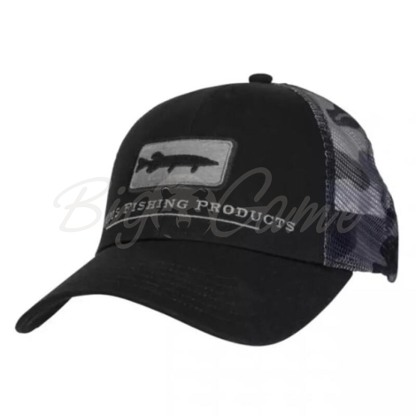 Кепка SIMMS Musky Icon Trucker цвет Woodland Camo Storm фото 1