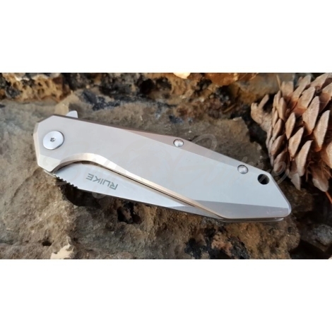 Нож складной RUIKE Knife P135-SF цв. Серый фото 7