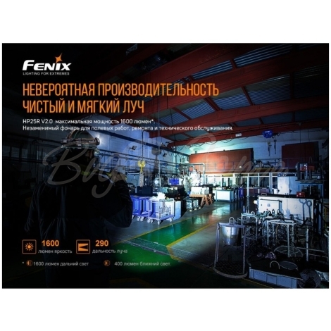 Фонарь налобный FENIX HP25R V2.0 цвет черный фото 6