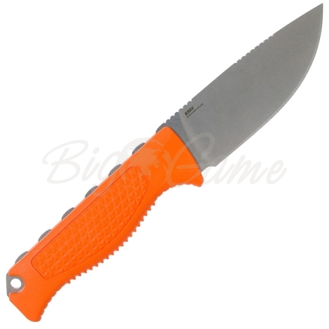 Нож охотничий BENCHMADE Steep Country сталь CPM S30V, рукоять резина Santoprene, цв. оранжевый фото 4