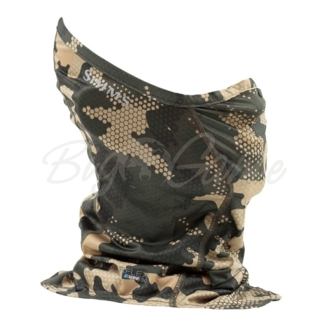 Бандана SIMMS Bugstopper Sungaiter цвет Woodland Camo фото 1