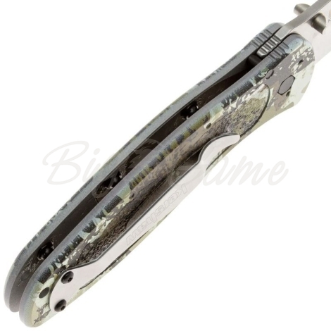 Нож складной полуавтоматический KERSHAW Blur сталь Sandvik 14C28N рукоять Алюминий 6061-T6 цв. Камуфляж фото 5