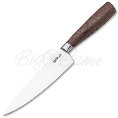Нож с фиксированным клинком BOKER Core Chef's Knife Small сталь X50CrMoV15 рукоять Дерево цв. Коричневый фото 1