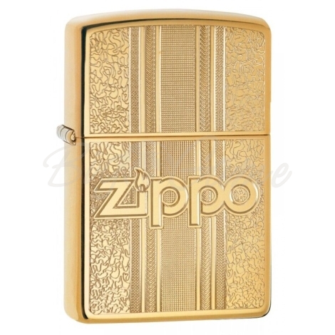 Зажигалка ZIPPO Classic с покрытием High Polish Brass фото 1
