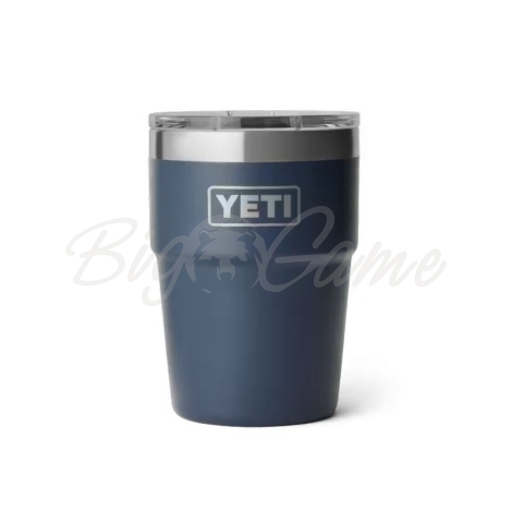 Термостакан YETI Rambler Stackable Cup w/Magslider Lid 475 цвет Navy фото 1