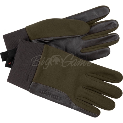 Перчатки HARKILA Driven Hunt Shooting Gloves цвет Willow green / Shadow brown фото 1