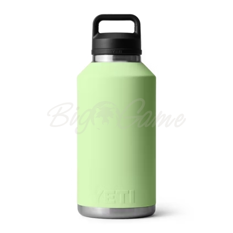 Термос YETI Rambler Bottle Chug Cap 1900 цвет Key Lime фото 2