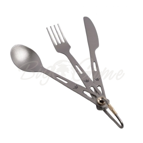 Набор столовых приборов GORAA 3-Piece Titanium Cutlery Set фото 1