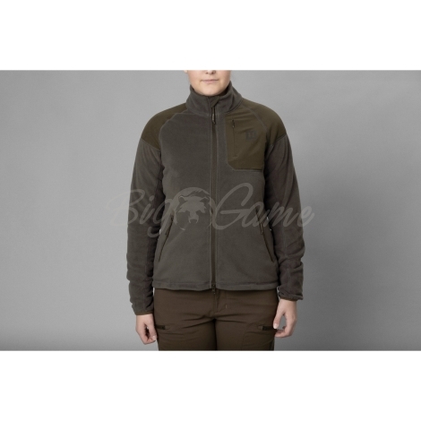 Толстовка HARKILA Vilja Fleece Women цвет Willow Green / Shadow Grey фото 5