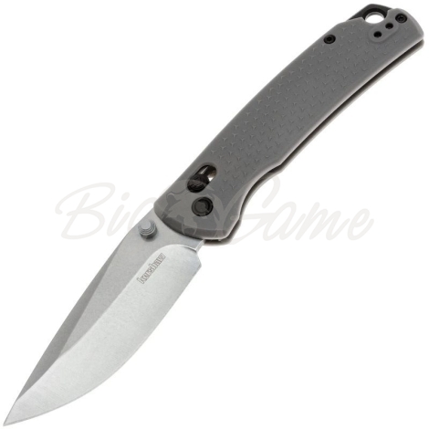 Нож складной полуавтоматический KERSHAW Sequence сталь 8Cr13Mo рукоять Термопластик,нейлон цв. Серый фото 1