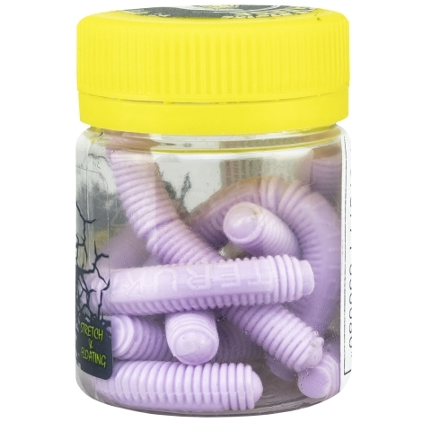 Червь TERUKI Roy 6,5 см (7 шт.) зап. сыр цв. Lilac фото 1