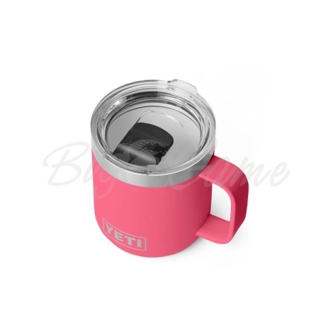 Термокружка YETI Rambler Stackable Mug CL w/Magslider Lid 296 цвет Tropical Pink фото 4