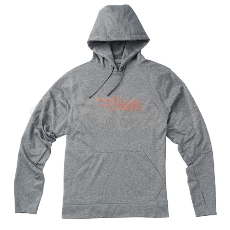 Толстовка SITKA Logo Hoody цвет Heather Grey фото 1