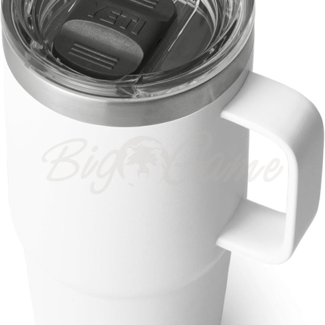 Термокружка YETI Rambler Travel Mug w/Magslider Lid 591 цвет White фото 1