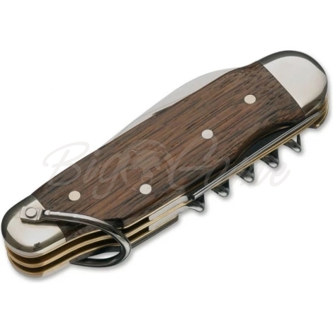 Мультитул BOKER Camp Knife Smoked Oak (6 инструментов) цв. Коричневый фото 2