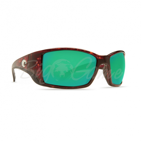 Очки поляризационные COSTA DEL MAR Blackfin W580 р. L цв. Tortoise цв. ст. Green Mirror Glass фото 1