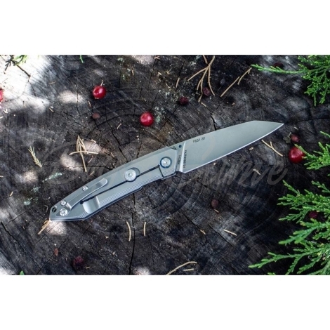 Нож складной RUIKE Knife P831-SF цв. Серый фото 7