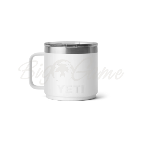 Термокружка YETI Rambler Mug 414 цвет White фото 3