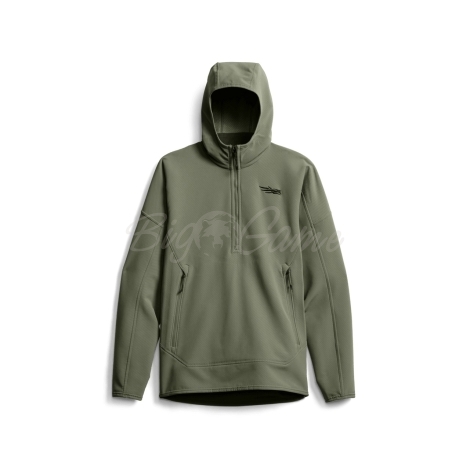 Толстовка SITKA Alpha Fleece Hoodie цвет Olive Green фото 9