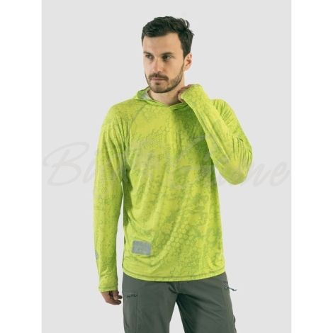 Джерси TRITON InterLock цвет Lime Print фото 8