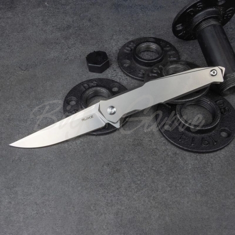Нож складной RUIKE Knife P108-SF цв. Серый фото 11