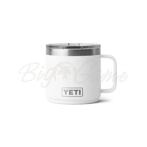 Термокружка YETI Rambler Stackable Mug CL w/Magslider Lid 414 цвет White фото 1