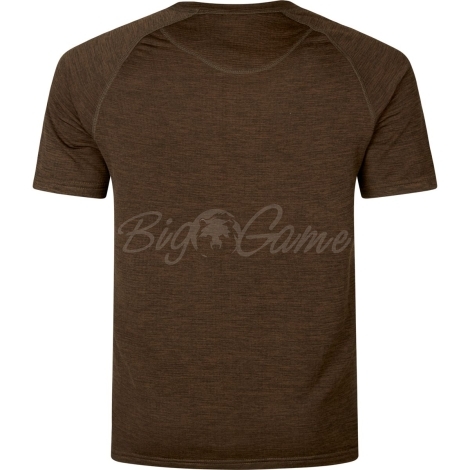 Футболка SEELAND Active S/S T-Shirt цвет Demitasse Brown фото 3