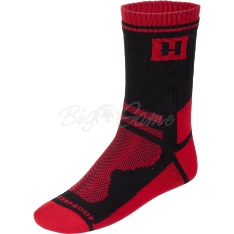 Носки HARKILA Waterproof Sock цвет red / black фото 1