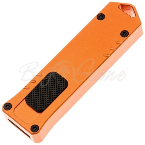 Нож складной автоматический BOKER USB OTF 2.0 сталь D2 рукоять Алюминий цв. Оранжевый фото 2