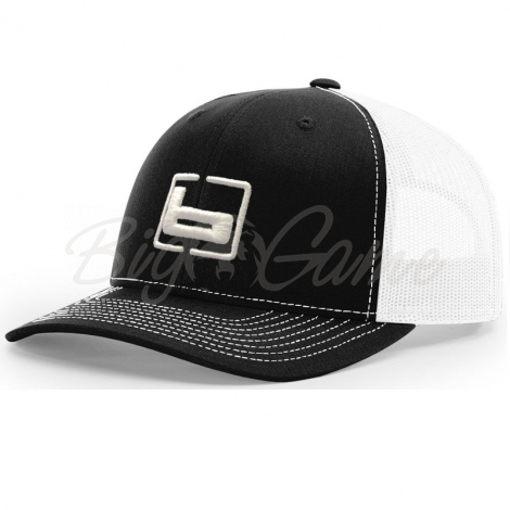 Кепка BANDED Richardson 112 Trucker Cap цв. Black / White фото 1