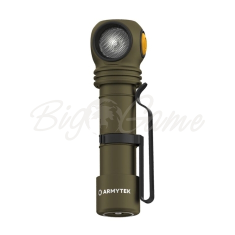 Фонарь налобный ARMYTEK Wizard C2 Pro Magnet USB Белый цвет Olive фото 2