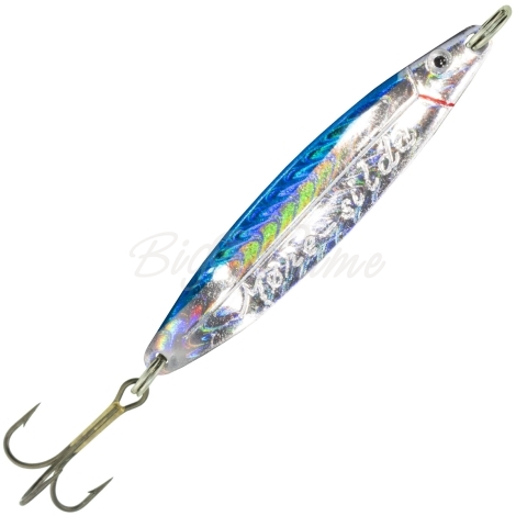 Блесна колеблющаяся BLUE FOX Moresilda Holographic 22 г код цв. 05 Silver Blue фото 1