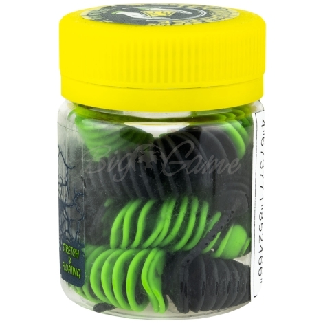 Слаг TERUKI Costa 6,5 см (6 шт.) зап. сыр цв. Green/Black фото 1