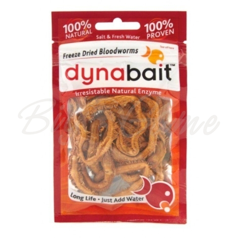 Червь сушеный DYNABAIT Dry Bloodworms (5-7 шт.) фото 1