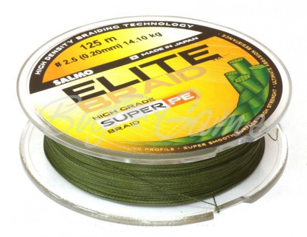 Плетенка SALMO Elite Braid Super Pe Green 150 м 0,24 мм фото 1