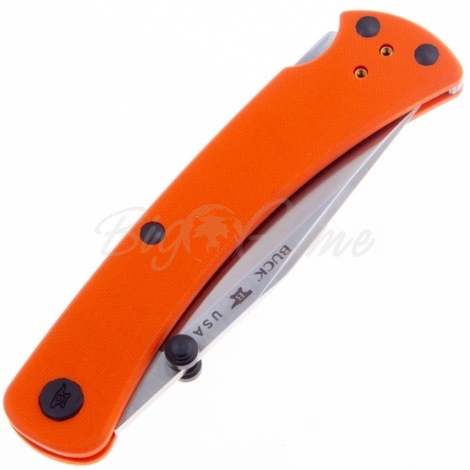 Нож складной BUCK Slim Pro TRX цв. Оранжевый фото 2