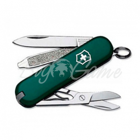 Нож VICTORINOX Classic 58мм 7 функций цв. зеленый фото 1