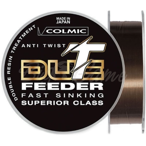 Леска COLMIC T-Due Feeder Fast Sinking 150 м цв. коричневый 0,200 мм фото 1