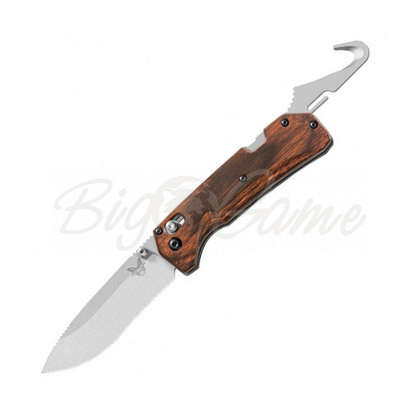 Нож складной BENCHMADE Grizzly Creek сталь S30V рукоять дерево фото 3