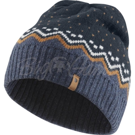 Шапка FJALLRAVEN Ovik Knit Hat цвет Dark Navy фото 1