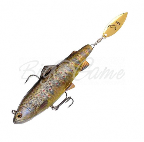 Приманка SAVAGE GEAR 4D Trout Spin Shad 14,5 см цв. MS 03-Dark Brown Trout фото 1