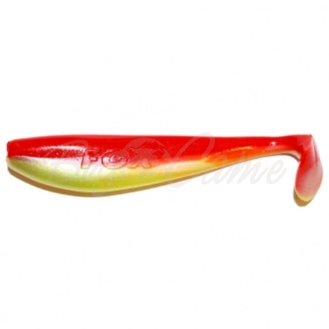 Виброхвост FOX RAGE Zander Pro Shad 4" 10 см цв. Red Citron фото 1