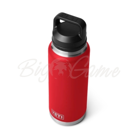 Термос YETI Rambler Bottle Chug Cap 1065 цвет Rescue Red фото 3